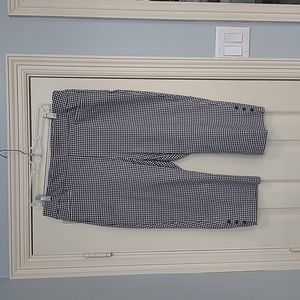 Chico's 2 Black & White Bermuda Shorts